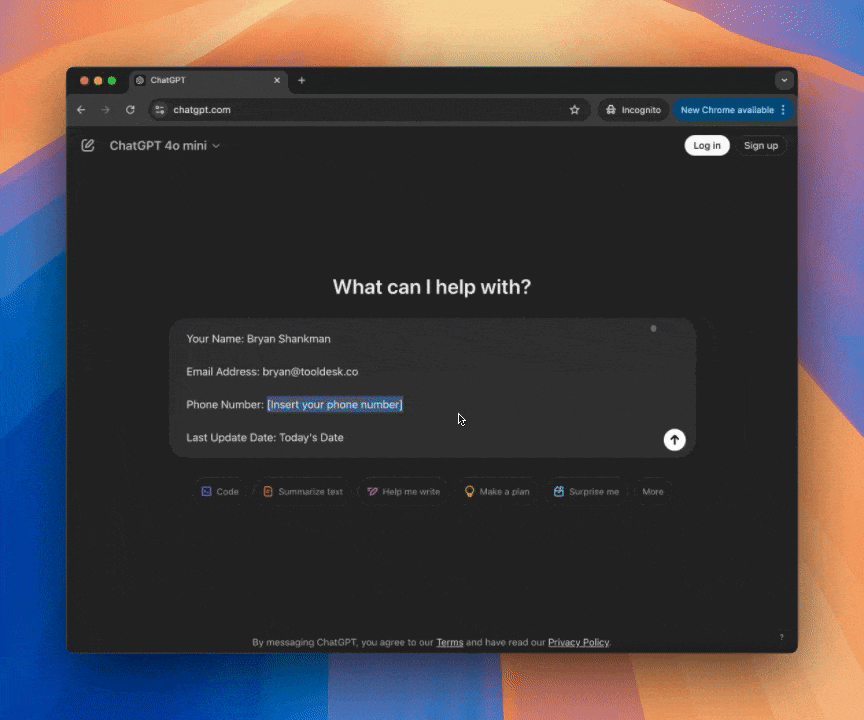 Terms of Service & Privacy Policy templates for your website screenshot 1